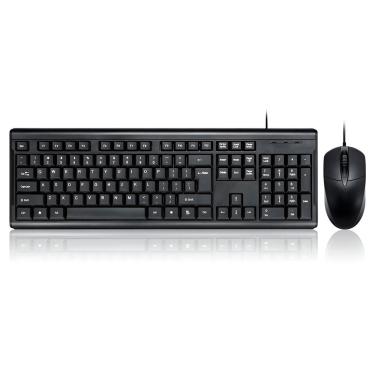 Imagem de Kit Conjunto Teclado E Mouse Com Fio Usb Wired