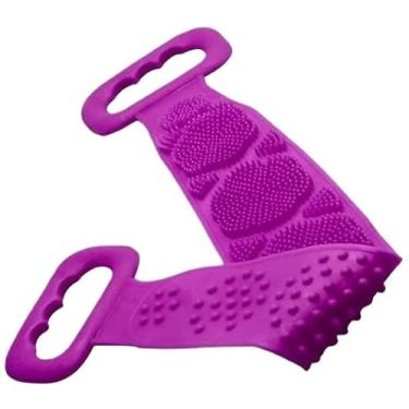 Imagem de Escova de Banho de Silicone Massageadora e Esfoliante - Para Limpeza Profunda das Costas e Corpo Inteiro