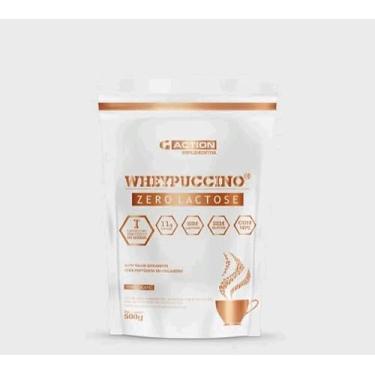 Imagem de Wheypuccino Refil (500g), Sabor Chocolate (zero lactose)