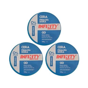 Imagem de Pomada Capilar Infinity Azul 160G - Kit Com 3Un