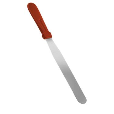 Imagem de Espátula De Confeiteiro 25Cm Aço Inox Reforçada Terracota