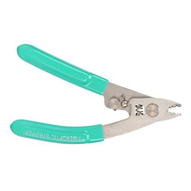 Imagem de aqxreight Ferramenta de Descascador de Fibra de Aço Inoxidável para Fibra óptica e Descascamento de Fios Com Aderência e Lâminas Confortáveis (verde)