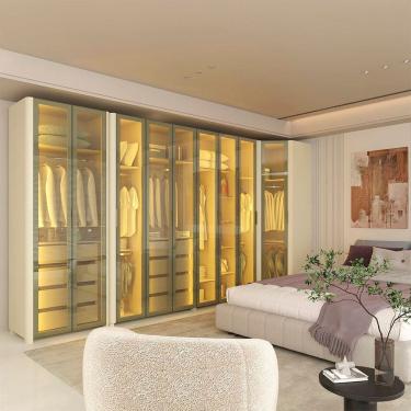 Imagem de Modulado com 9 Portas 339,2cm X 240cm 100% Mdf Innova Off White