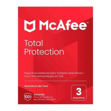 Imagem de McAfee Antivírus Total Protection - Licença de 1 ano - 3 Dispositivos 