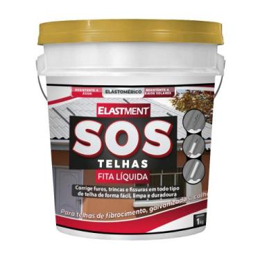 Imagem de Fita Líquida DryLevis 900g  Impermeabilizante Elástico para Telhas, Fi