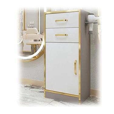 Imagem de AKALNNB Armário de armazenamento de estações de salão, carrinho de salão para cabeleireiro, estação de salão de beleza, para barbearias com 2 gavetas/1 armário (cor: rosa, tamanho: 35 x 30 x 80 cm