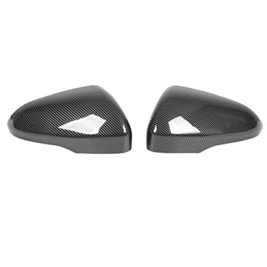 Imagem de Generic Espelho Retrovisor Redripe, 2 Peças de Fibra de Carbono Abs Resistente Ao Desgaste Tampa do Espelho Porta Resistente Ao Calor para Carros