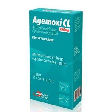 Imagem de Agemoxi CL 250mg c/ 10 Comp - AGENER UNIÃO - Agener Unio