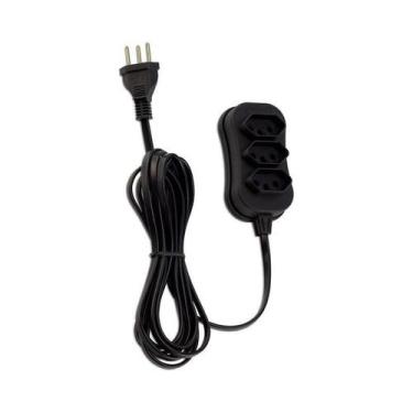 Imagem de Extensão elétrica  multiuso pp plano 2p+t 10 m - PRISMATEC