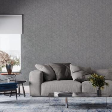 Imagem de Papel de Parede Bobinex Essencial Geométrico Cinza 4336