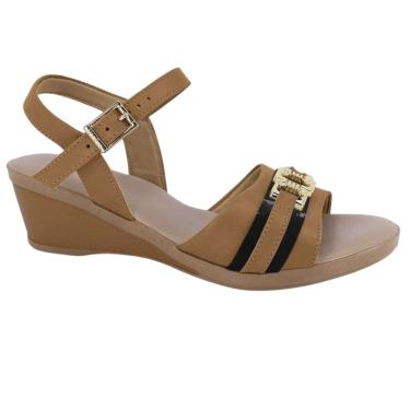 Imagem de Sandália Usaflex Plataforma Feminina