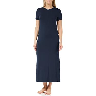 Imagem de Emporio Armani Vestido longo feminino de viscose elástica, Para Barco, P