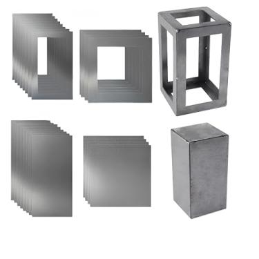 Imagem de Kit de prática de soldagem, cupons de soldagem de 24 peças, placas de aço suave premium calibre 18, prática de soldagem para iniciantes e melhoria da habilidade de soldagem de treinamento para MIG