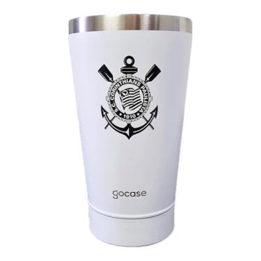 Imagem de Copo Térmico Corinthians Escudos Gocase Vibe 470ml Oficial