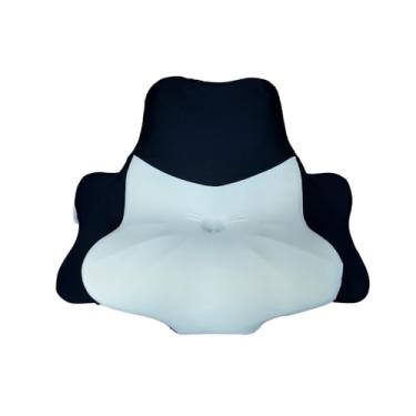 Imagem de Travesseiro Almofada Cervical Ortopédico Com Espuma de Memória Para Relaxamento Alívio de Dores(Preto)