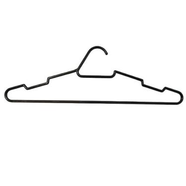 Imagem de Kit Com 100 Cabides Reforçado Para Roupas Antideslizantes Calça Camisa Calça e Casacos Gravatas Cintos Cabides Multiuso