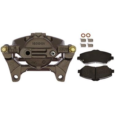 Imagem de ACDelco Conjunto de pinças de freio a disco do lado do passageiro dianteiro 18R12614 com pastilhas de cerâmica (carregado não revestido), remanufaturado