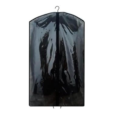 Imagem de Capa Protetora De Plástico Com Zíper P Roupas Terno Vestido (3,PARA VESTIDO LONGO)
