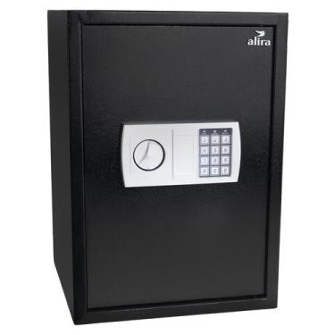Imagem de Cofre Digital Eletrônico Grande 50cm Senha E Chave Alira Home MR-BX-01