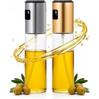 Imagem de Borrifador de Vidro para Cozinha, Pulverizador Compacto para Azeite e Vinagre, Controle de Dosagem, Versátil