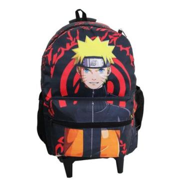 Imagem de Mochila De Rodinhas Escolar Naruto Shippuden Tokio Juvenil - Outras Ma