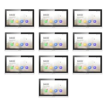 Imagem de 10x Tela Vídeo Porteiro Ip Hikvision Ds-kh6350wte1 Wifi Novo