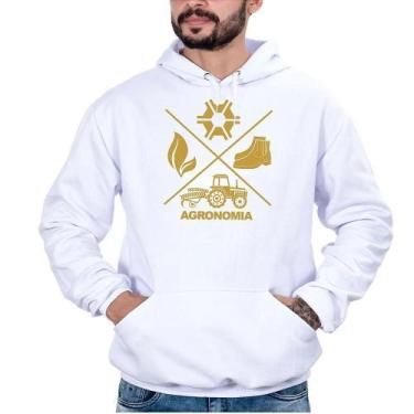 Imagem de Blusa Moletom Masculina Agronomia Bolso Canguru Conforto - Campero, Br