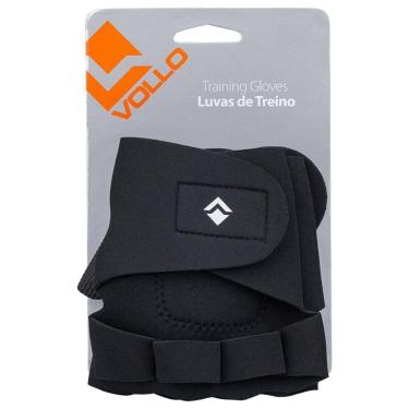 Imagem de Luva Musculação com Polegar - Tamanho G Preta - Vollo Sports-Masculino