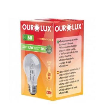 Imagem de Lâmpada eco halogen clara H 60 42W - Ourolux