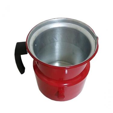 Imagem de Leiteira Fervedor Com Apito Vermelha Esmaltada 1.6l Extang