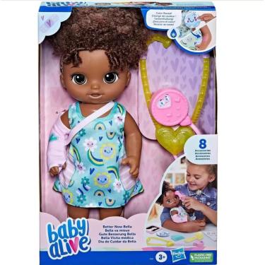 Imagem de Boneca Baby Alive Dia de Cuidar da Bella Negra Hasbro F7537
