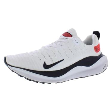 Imagem de Nike InfinityRN 4 Tênis de corrida masculino (DR2665-100, branco/tom platinado/carmesim claro/), Branco/tom platinado/carmesim claro/, 39