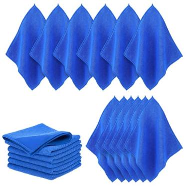 Imagem de Kifmurase 24 peças de pano de limpeza de microfibra magnético, borrachas apagáveis a seco de microfibra, borracha de pano reutilizável, panos de limpeza multiuso para quadros-negros, quadros-negros