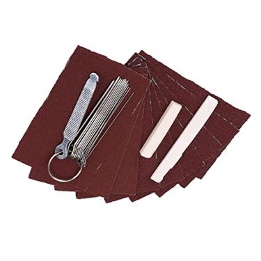 Imagem de RiToEasysports Conjunto de Arquivos de Porca de Sela de Ponte de Osso de Guitarra - Ferramenta Essencial para Manutenção de Luthier DIY