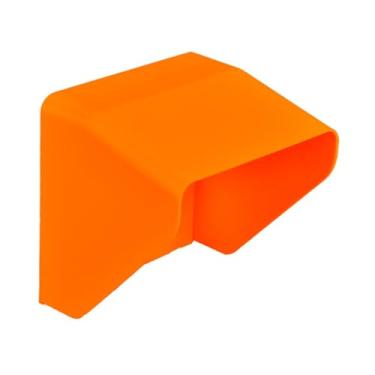 Imagem de MotiveTech Tampa protetora para tomada externa, à prova de chuva, universal, para fonte de alimentação e interruptor de parede, ideal para banheiros e ambientes, Laranja