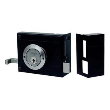 Imagem de STAM Fechadura Par 701/33, Inox, Miolo Externo, Alumínio, para Porta de Correr