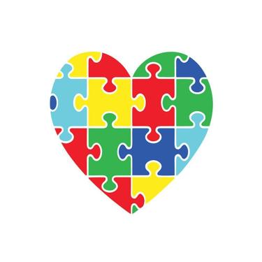 Imagem de Adesivo ação Autismo 10x10 Cm Colorido