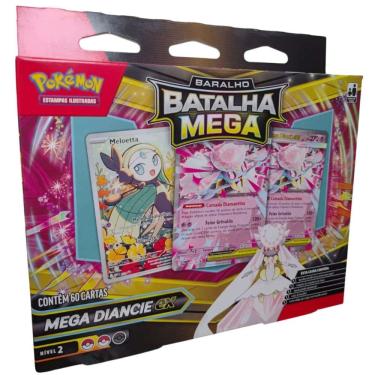 Imagem de Pokemon Baralho Batalha Mega Diancie Ex 60 Cartas Copag TCG