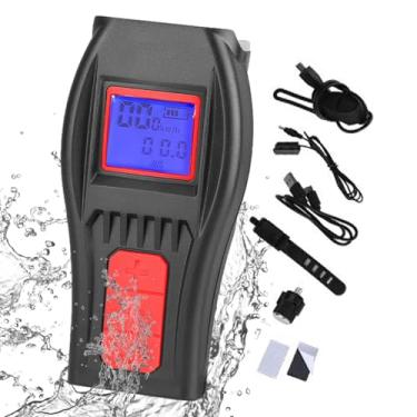 Imagem de Velocímetro de ciclismo para bicicletas de estrada, velocímetro de farol | Luz dianteira de bicicletas,Velocímetro recarregável usb para bicicletas, com luz e buzina, acessórios de computador para cic