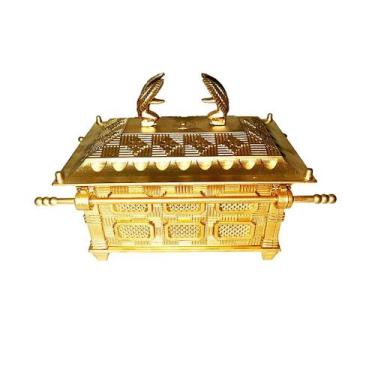 Imagem de Arca da Aliança Dourada Média 18 cm - Réplica Fiel - no-brand