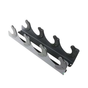 Imagem de Colaxi Suporte de parede para barra de musculação, equipamento de ginástica, organizador robusto para armazenamento de barras em academias e