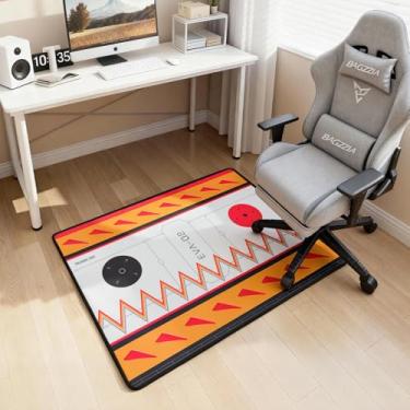 Imagem de Tapete de cadeira antiderrapante para Neon Genesis Evangelion EVA-02 Capsule Series 89 cm × 119 cm