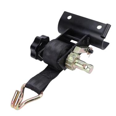 Imagem de Luocute Correia de Rack de Caminhão, Cinta de Amarração de Catraca Resistente Com Mecanismo de Retração de Rolo e Ganchos J, Catraca de Amarração para Proteger a Carga No Rack de Teto