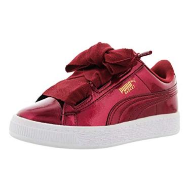 Imagem de Tênis infantil Puma com glamour de coração, Tibetan Red-tibetan Red, 1 Little Kid
