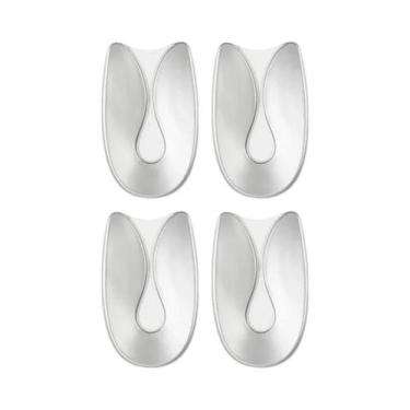 Imagem de Protetores De Calcanhar De Gel De Silicone Macio E Elástico, Palmilhas