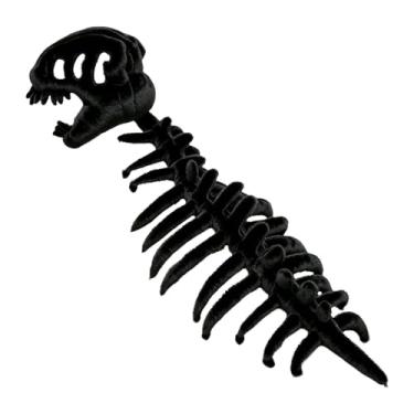 Imagem de UGPLM Fantasia de Esqueleto de Dinossauro, Acessórios para Fantasia de Halloween, Adereços para Cosplay e Festa à Máscara, 115cm