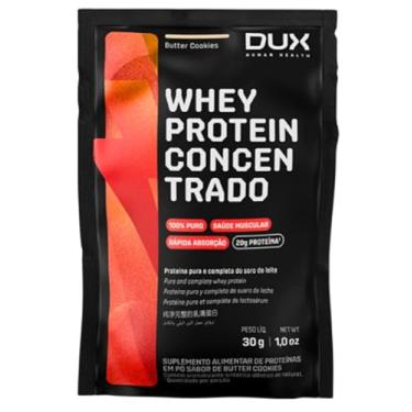 Imagem de Whey Protein 100% Concentrado Sache 30g Sabor Butter Cookies