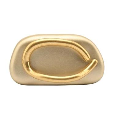 Imagem de Bolsa clutch feminina com corrente removível com fecho dourado bolsa de ombro para noite, transversal e clutch para festa de formatura, Dourado