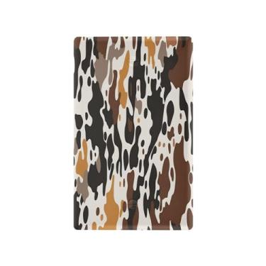 Imagem de Wassud Placa de cobertura de interruptor de luz com padrão marrom preto, capas de tomada de interruptor único, placa de parede, decoração de casa, sala de estar, quarto, decoração