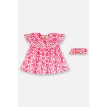 Imagem de Vestido e Faixa em Algodão Bebê Up Baby-Feminino